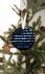 US Navy - Separate But Never Alone Christmas Ornament