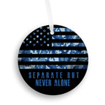 US Navy - Separate But Never Alone Christmas Ornament