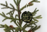 US Army - Separate But Never Alone Christmas Ornament