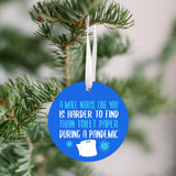 Male Nurse Pandemic Christmas Ornament