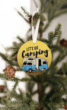 Let's Go Camping Christmas Ornament