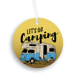 Let's Go Camping Christmas Ornament