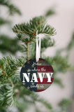 Home Is Where The Navy Sends Us Christmas Ornament