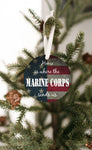 Home Is Where The Marine Corps Sends Us Christmas Ornament