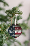 Home Is Where The Coast Guard Sends Us Christmas Ornament